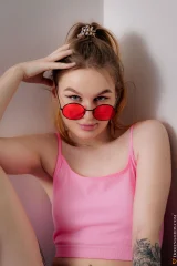 Sofia Thorne Shows Her Pink Pussy In Close-Up Preview picture 1